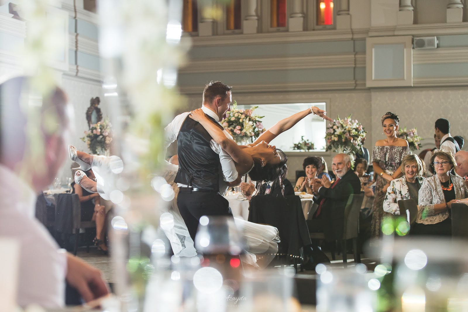 Angelique & Jack, The Tea Room QVB Wedding