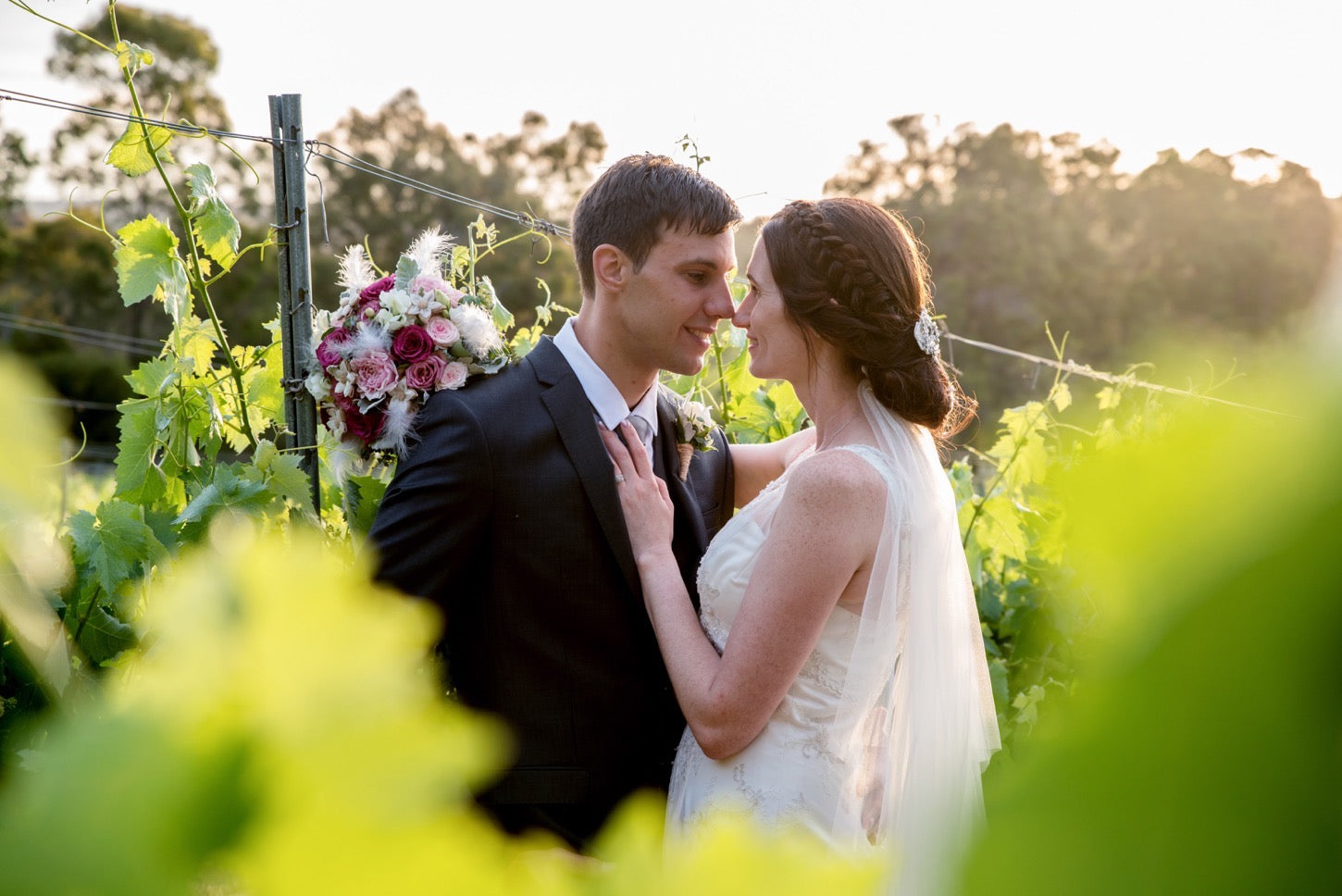 Sarah and Allan Fairbrossen Estate Wedding White Cherry Invitations