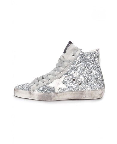 golden goose high top glitter