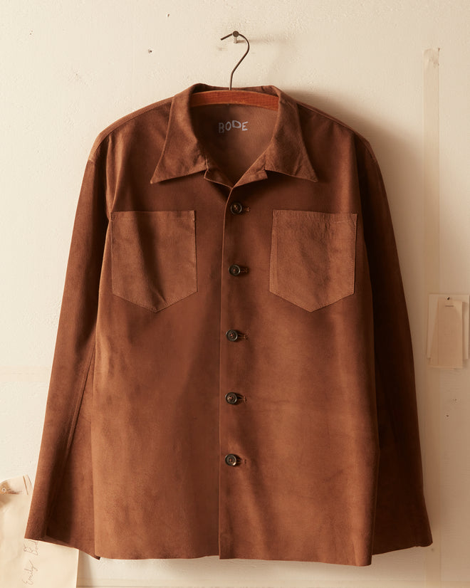 Shirt Jacket - Brown –