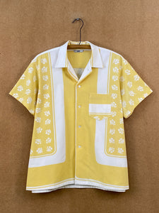 Wheat Floral Shirt - L/XL