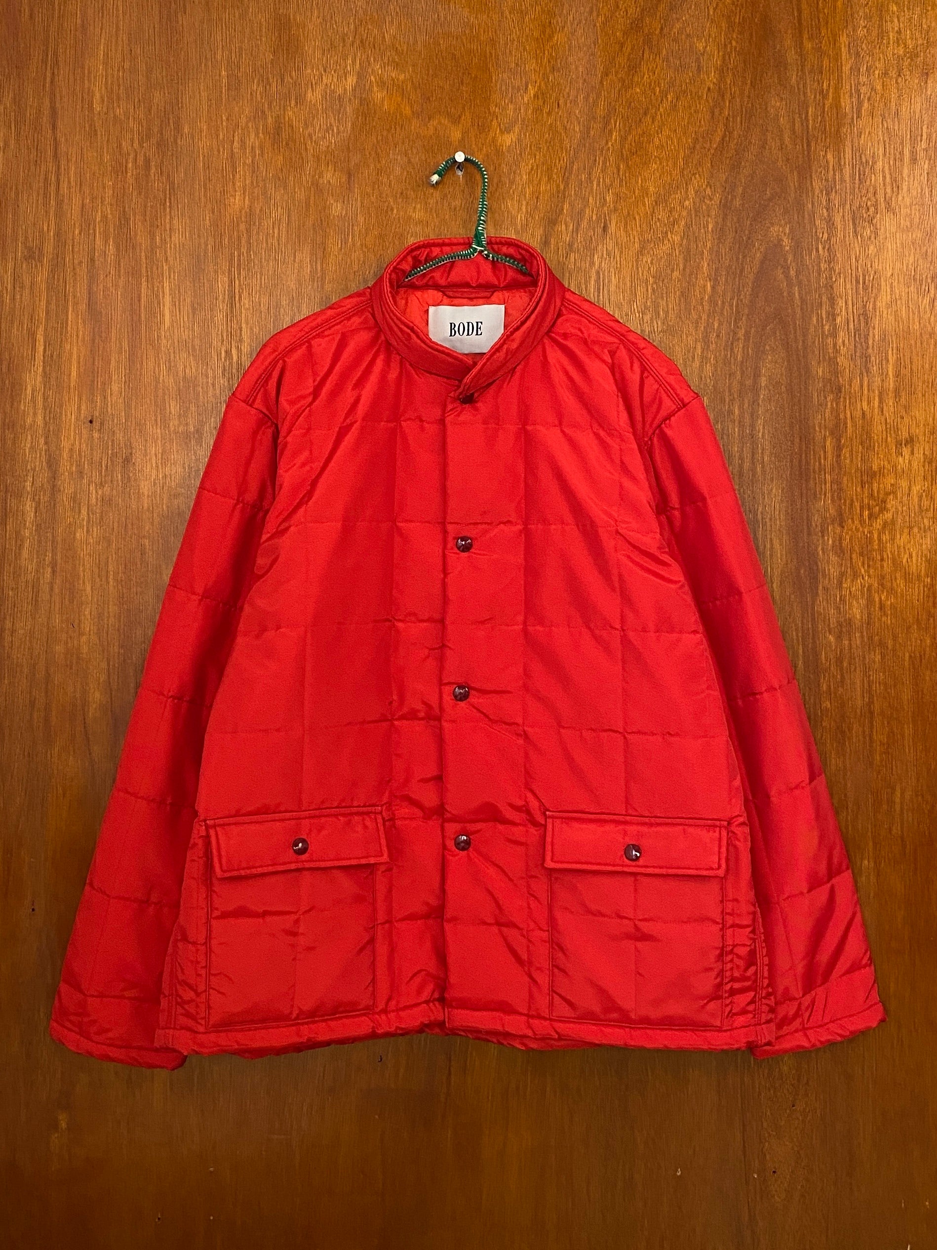 Red British Columbia Puffer Jacket – BODE New York