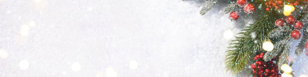 Banner with Christmas