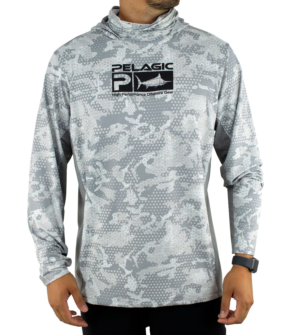 Pelagic Exo Tech Hoody - Ambush Grey - Fishing's Finest