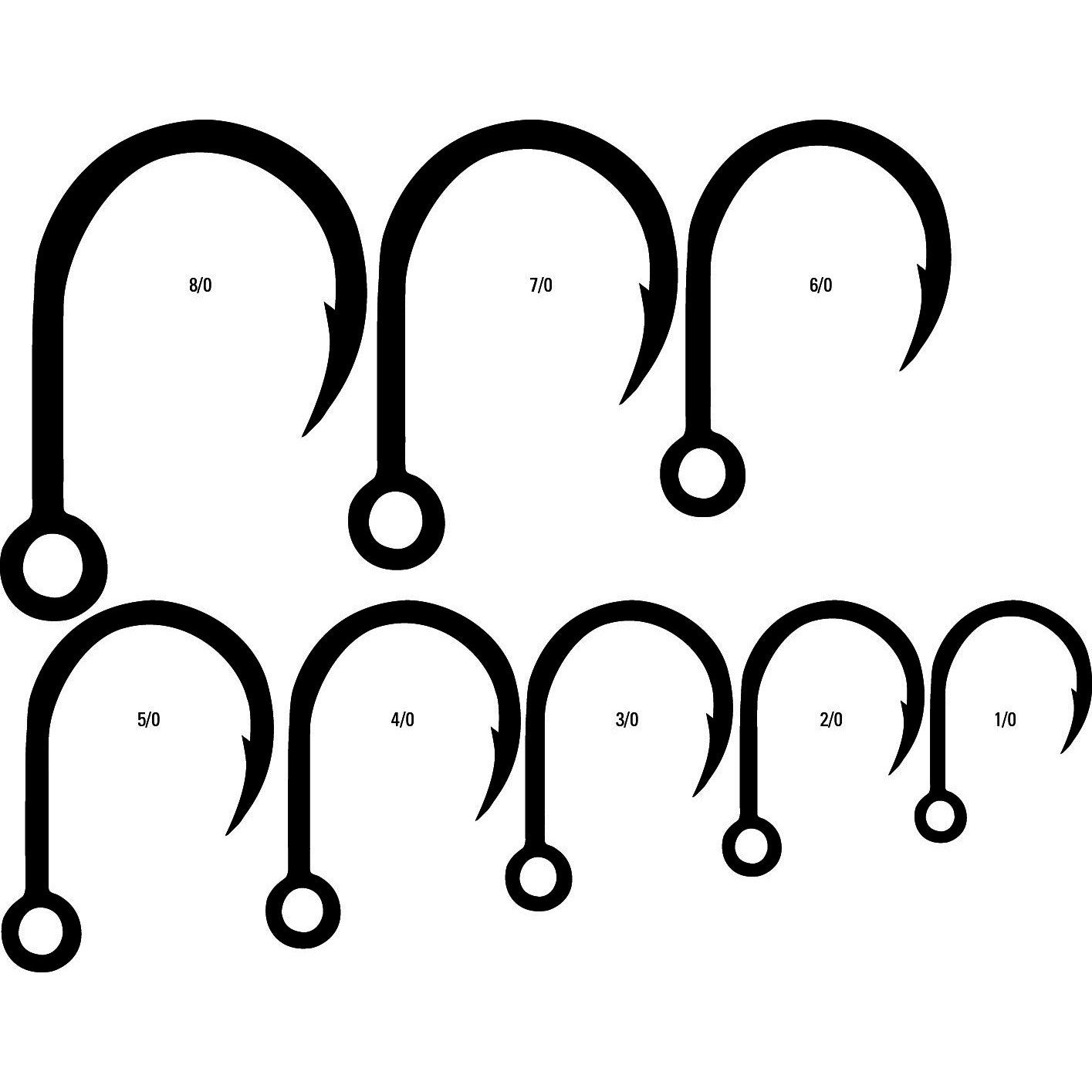 Mustad Hook Size Chart