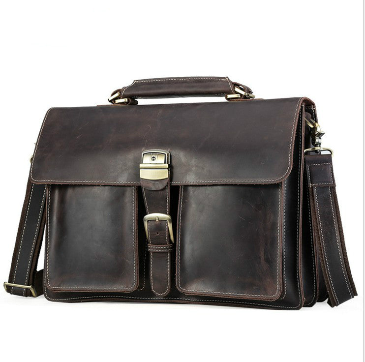 mens leather computer satchel