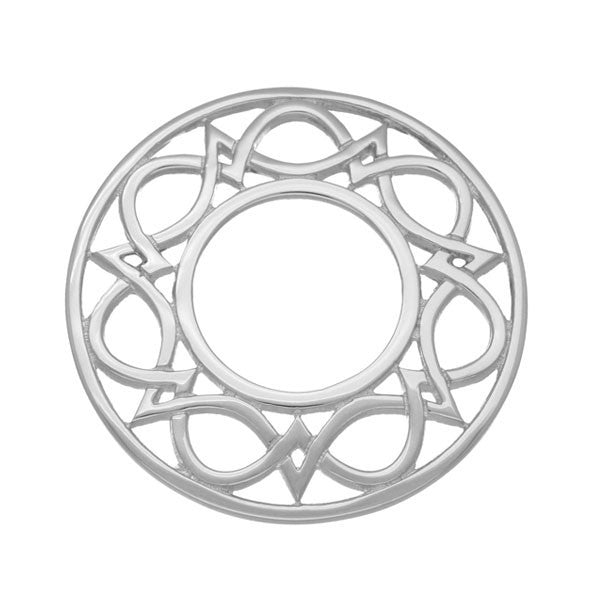 Celtic Interweave Wave Knotwork Brooch in Sterling Silver – Tappit Hen ...