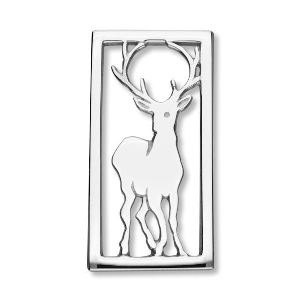 Stag Brooch in Silver – Tappit Hen Gallery Scottish & Celtic Jewellers