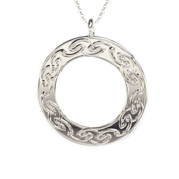 Open Celtic Flow Round Pendant – Tappit Hen Gallery Scottish & Celtic ...