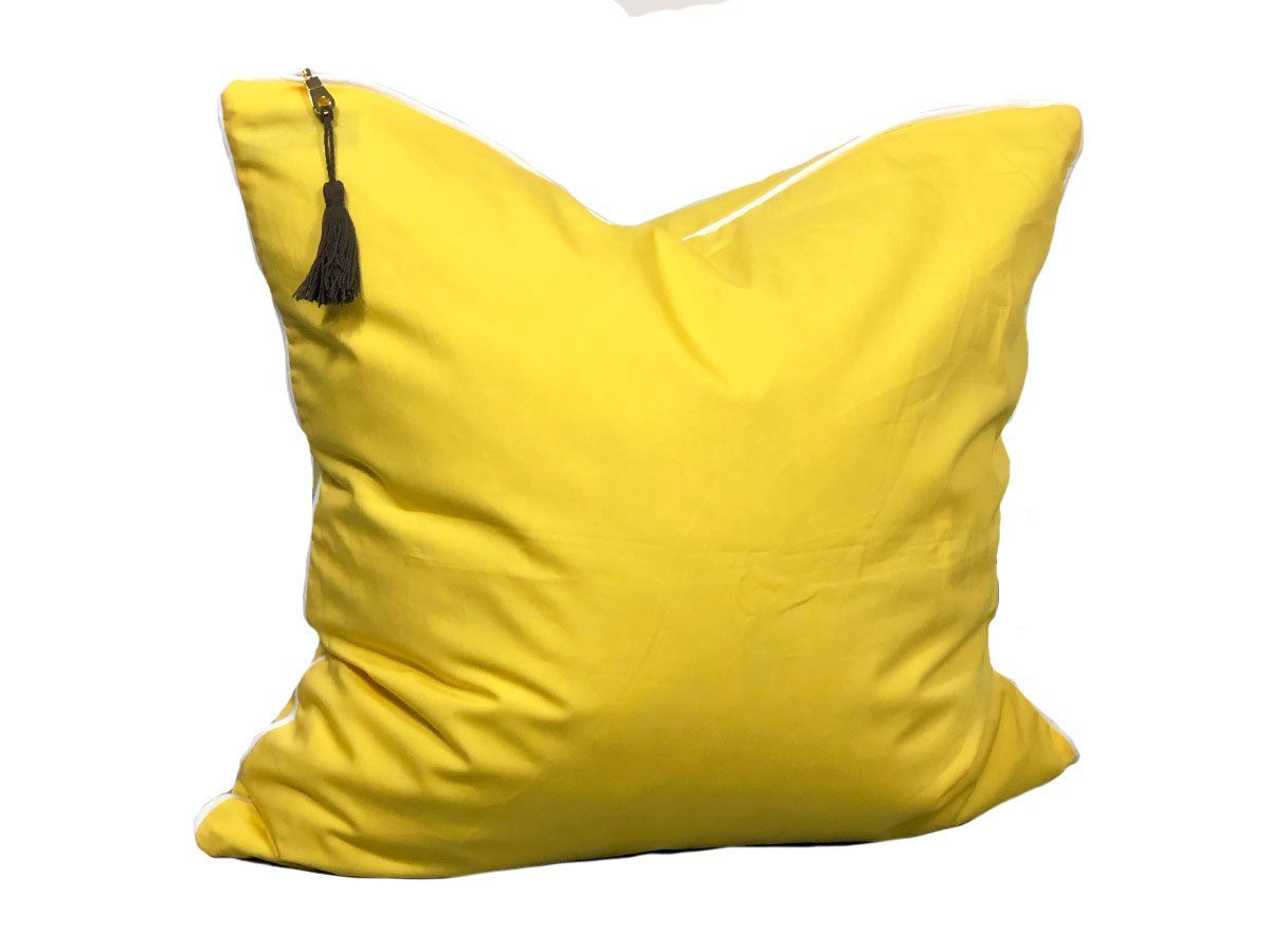 20" x 20" Pillow in Yellow Shirtcloth