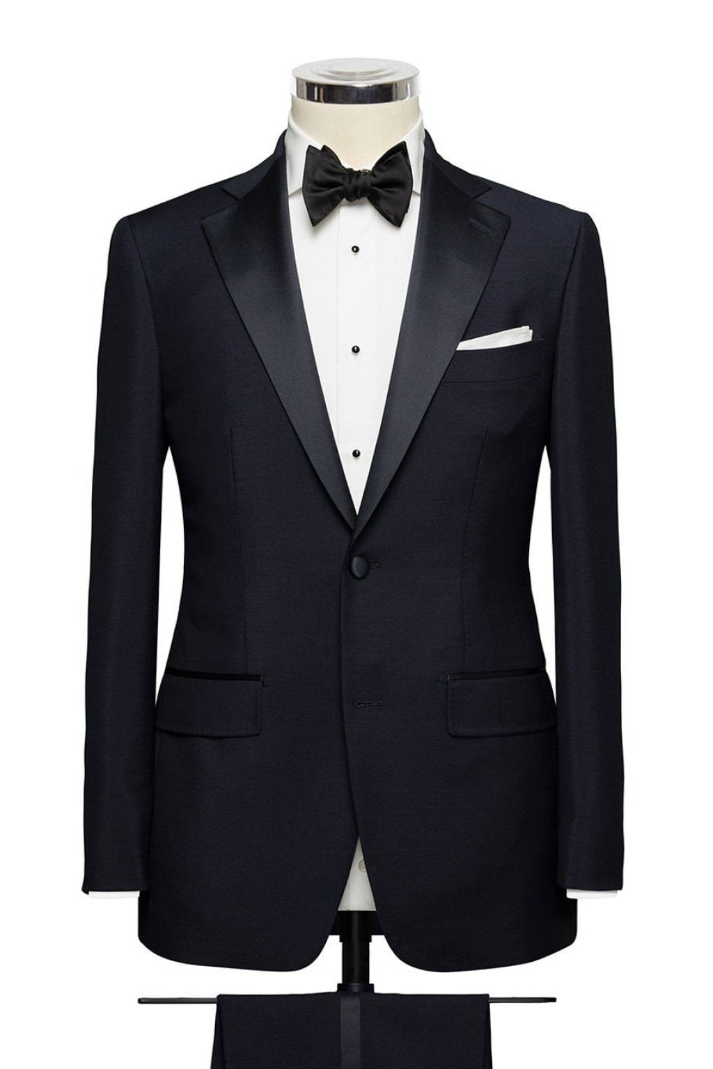 Made To Measure Tuxedo Wool Mohair Tropical Navy Possen