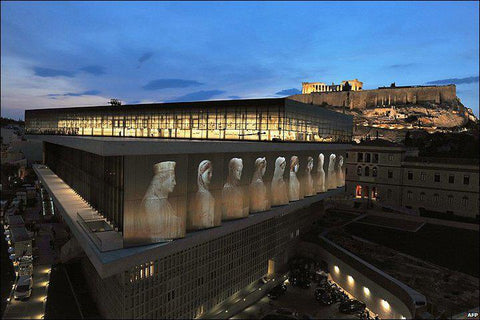 athens by night acropolis view athens greece tour acropolis museum view