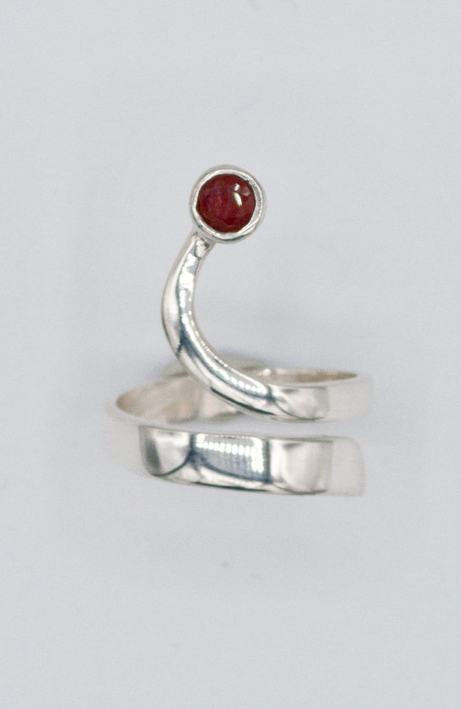 garnet stone ring