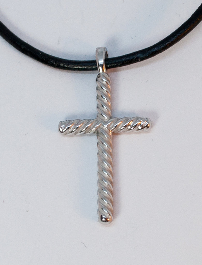 Silver Plated 45cm Cross Necklace - Lovisa