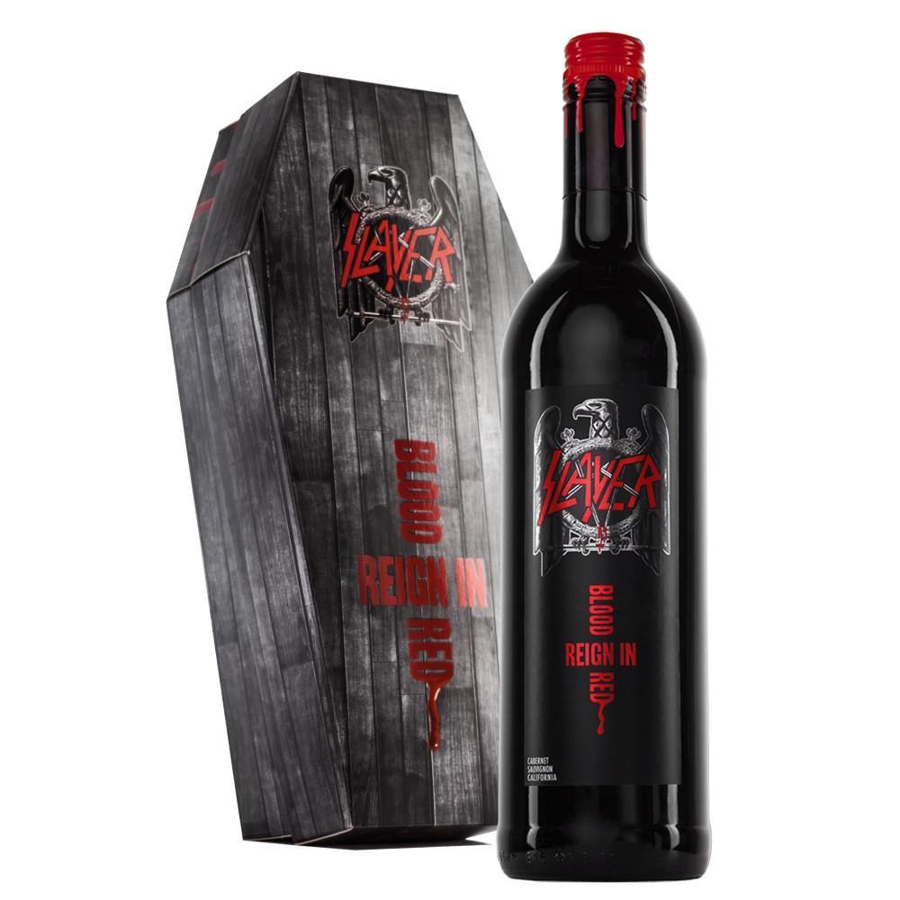 Slayer Reign In Blood Cabernet Sauvignon Coffin Gift Pack – Icon Beverages