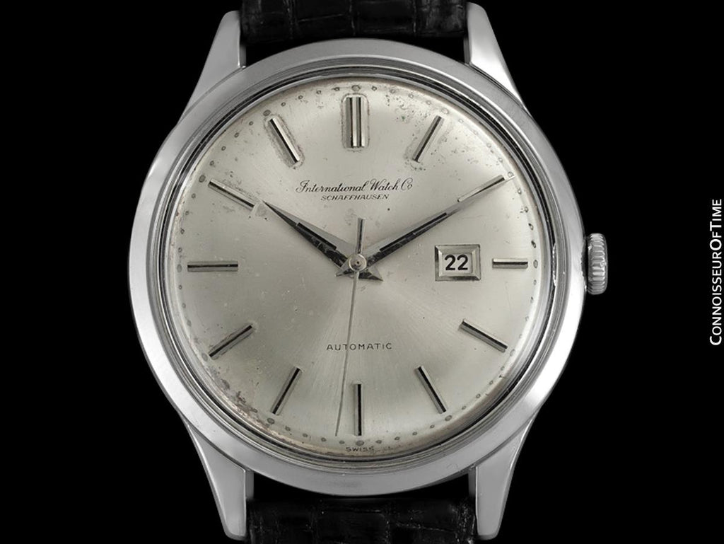 1963 IWC Vintage Mens Watch, Cal. 8531 Automatic with Date, Stainless ...