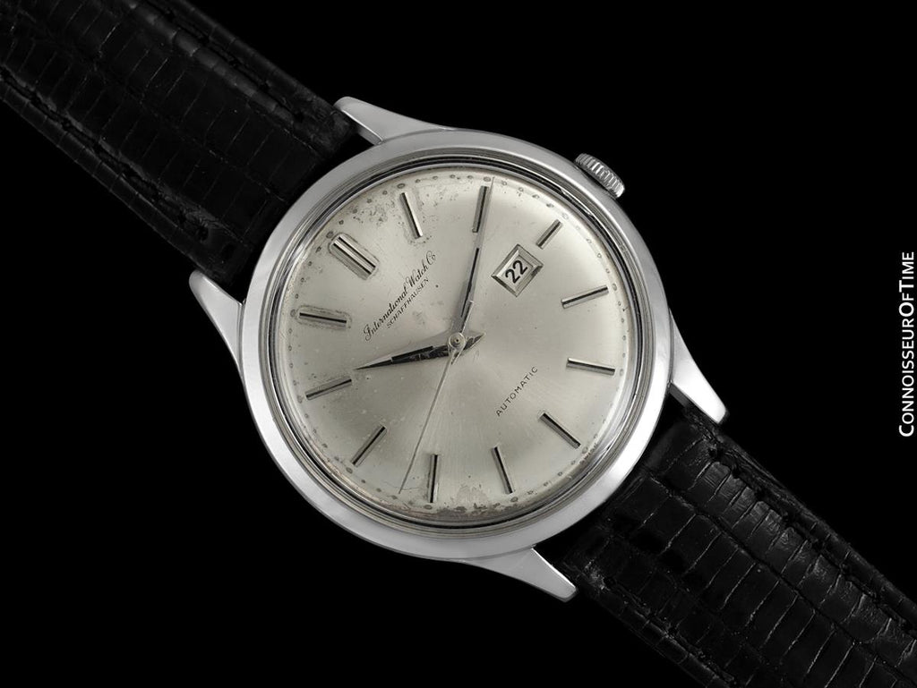 1963 IWC Vintage Mens Watch, Cal. 8531 Automatic with Date, Stainless ...