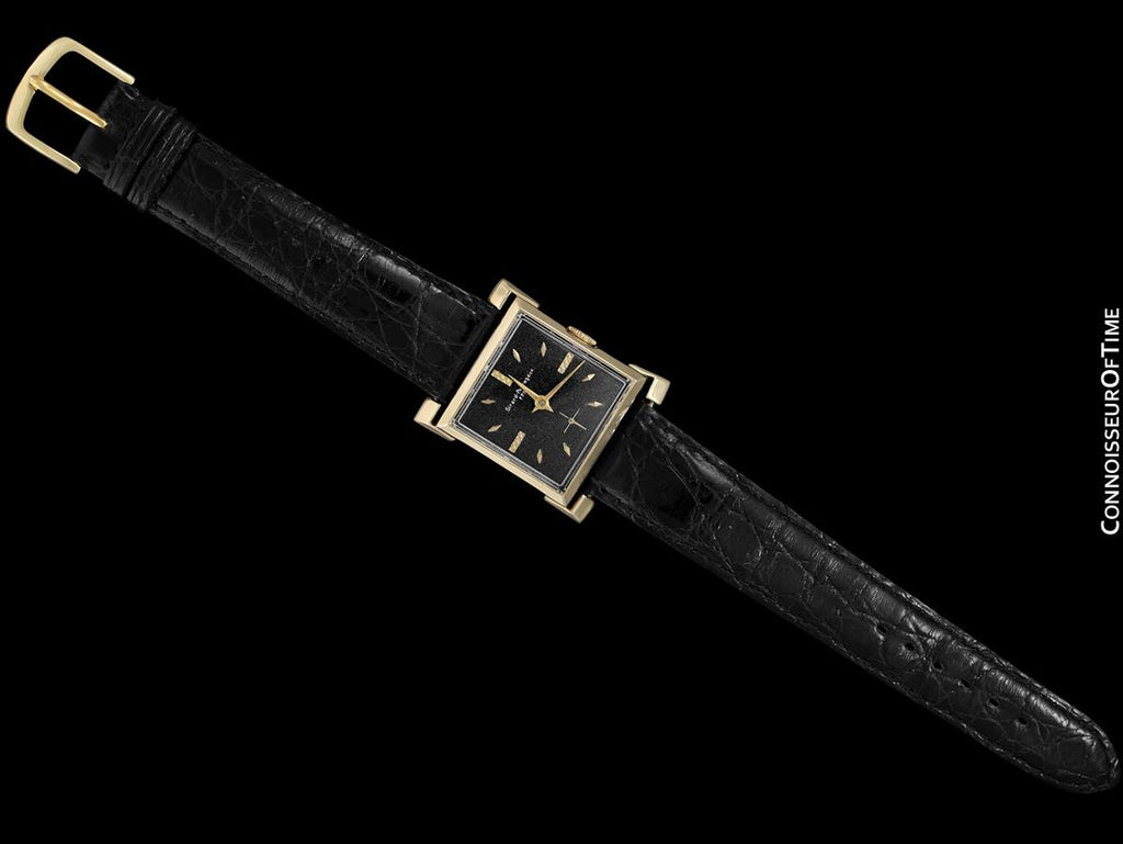 1960's Girard Perregaux Vintage Mens Pagoda Style Lug Watch - 14K Gold ...