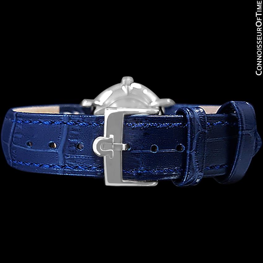 1974 Omega De Ville Vintage Mens Handwound Blue Vignette Dial Watch ...
