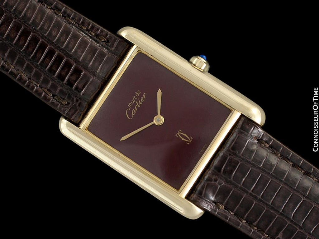vintage cartier quartz watches