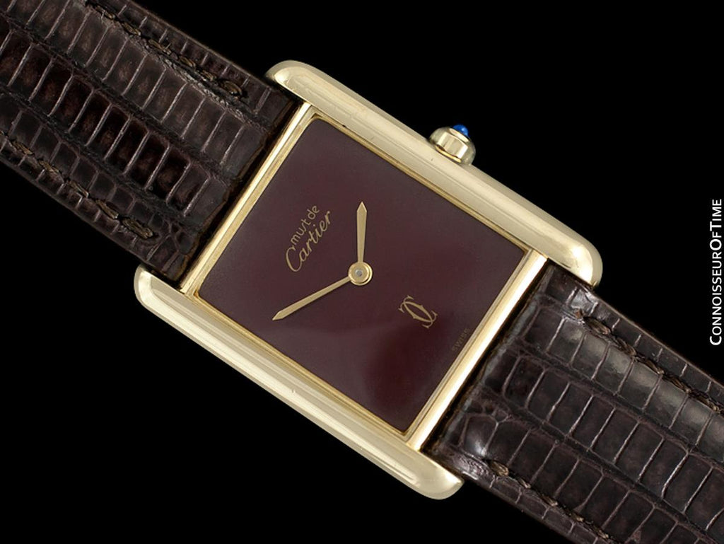 vintage cartier tank quartz