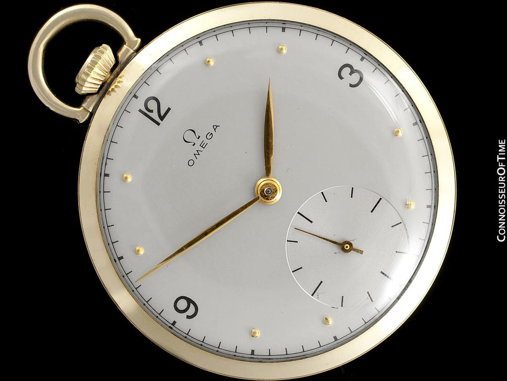 omega pocket watch gold