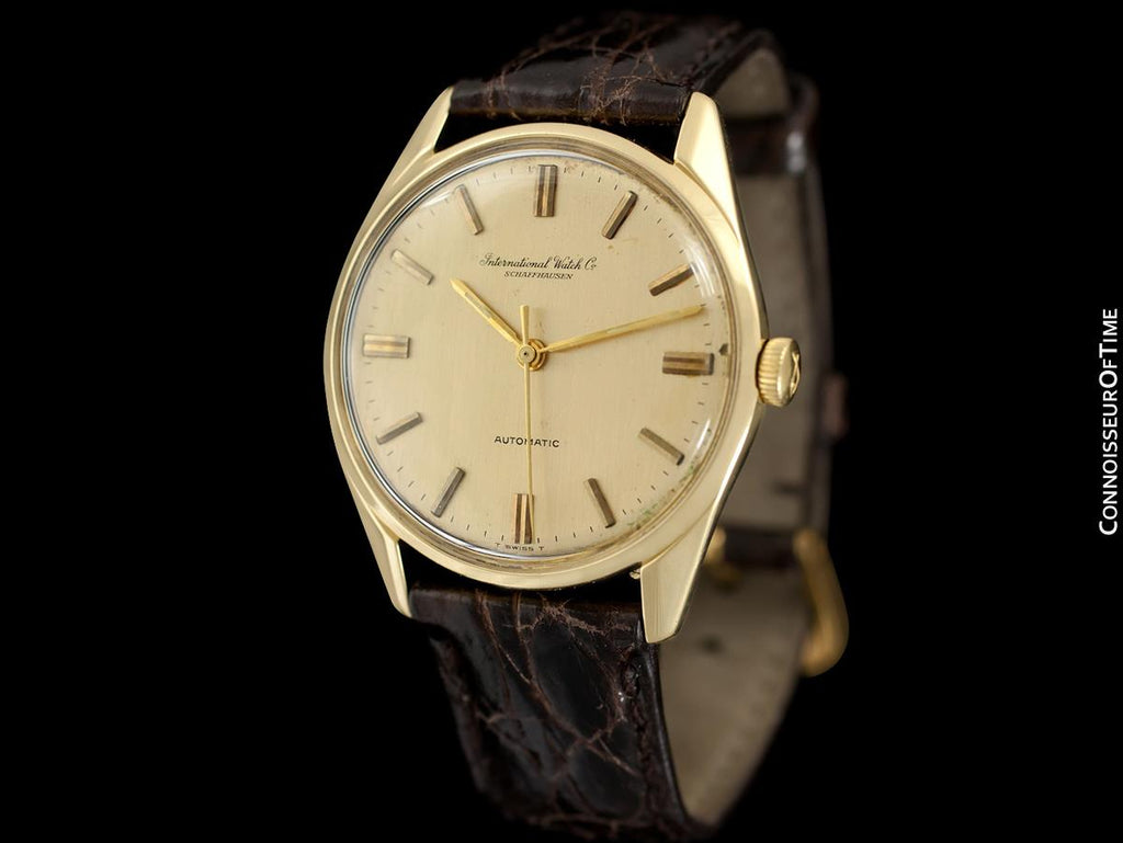 1964 IWC Vintage Full Size Mens Watch, Cal. 854 Automatic - 18K Gold ...