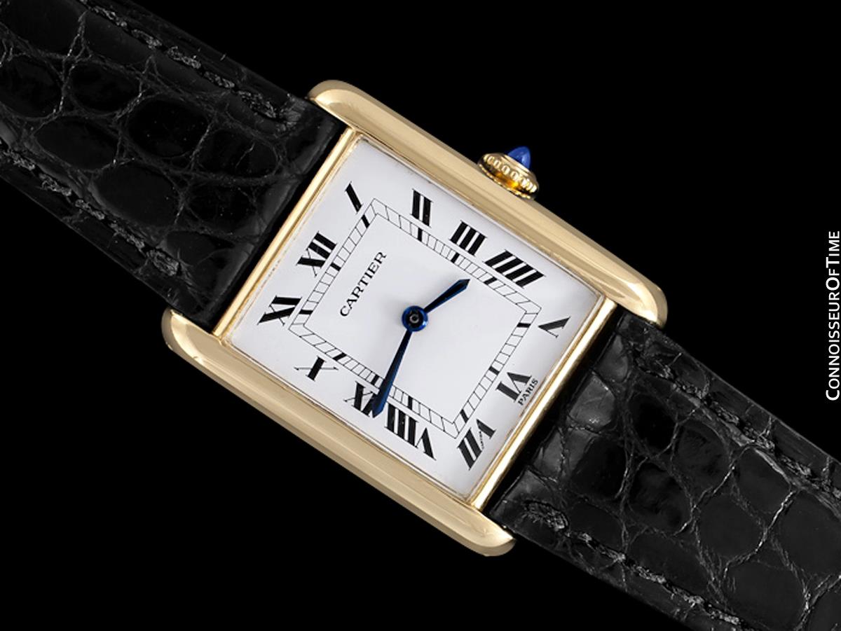 Cartier Tank Louis 18k Gold Classic Mechanical Men's or Women's c