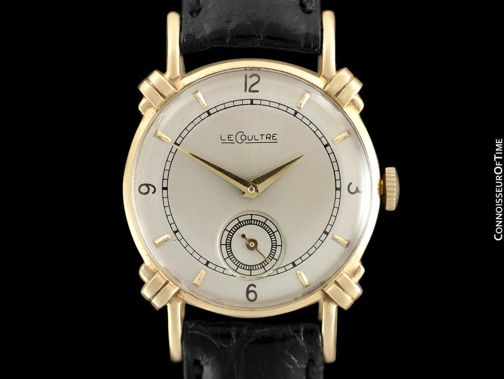 1947 Jaeger-LeCoultre Vintage Mens Midsize Watch, Beautiful Case - 14K ...