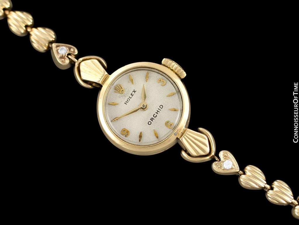 rolex orchid 18k