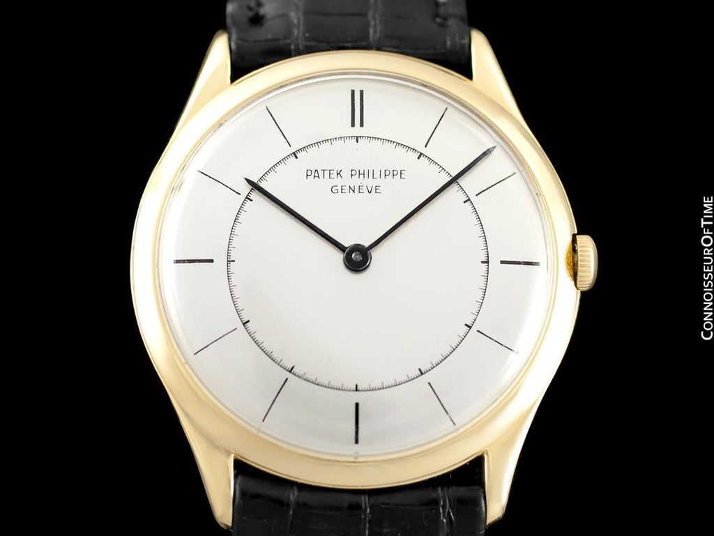 c. 1960 Patek Philippe Vintage Mens Handwound Watch, Ref. 2507 - 18K G ...