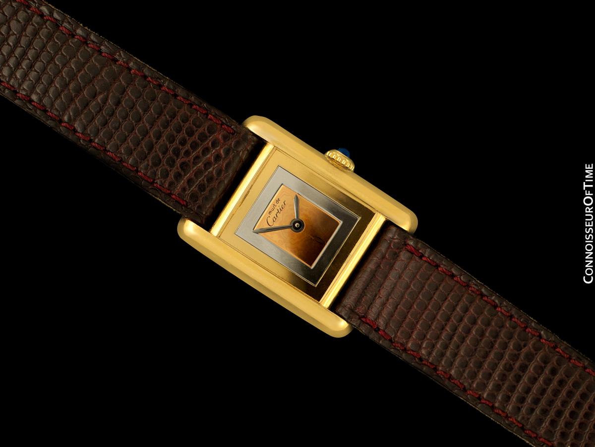 Watch Of The Week: Cartier Tank Louis Cartier Tri-Gold Dial