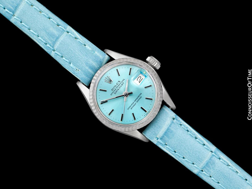 Ladies Vintage Watch with Tiffany Blue 