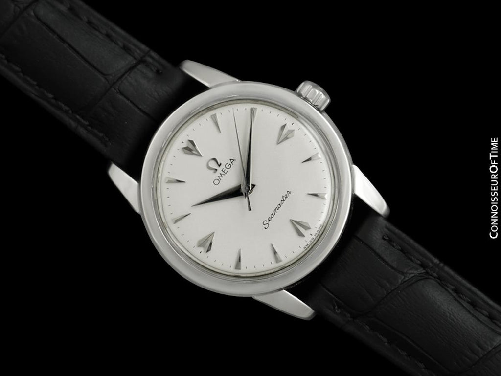 1956 Omega Seamaster Vintage Mens Calatrava Classic Handwound Watch ...