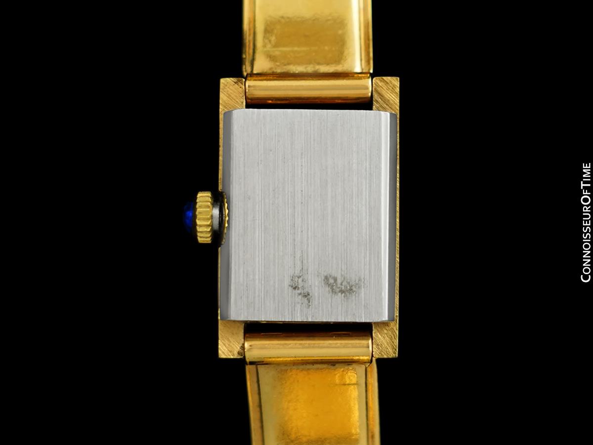 1960's Vincara French Vintage 18K Gold Plated & Stainless Steel Watch - Owned & Worn By Jerry Lewis