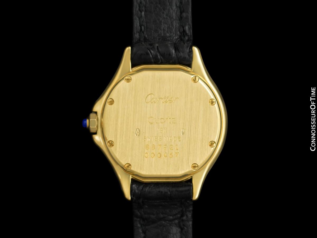 Cartier Cougar Panthere Ladies 18K Gold Watch - 18K Gold