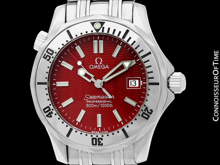 omega seamaster red