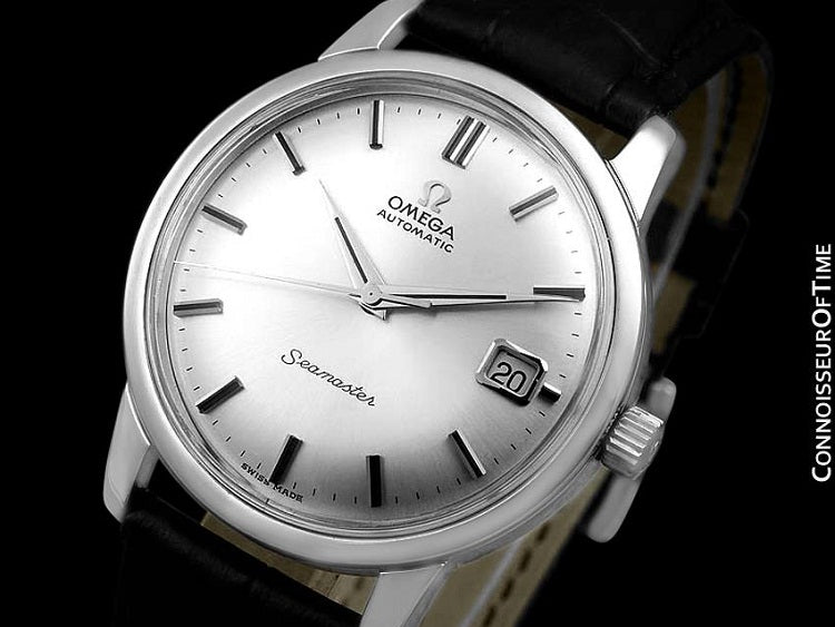 1966 Omega Seamaster Mens Vintage Full Size Watch with 562