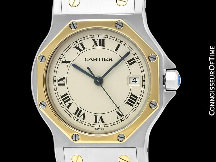 cartier santos octagon quartz