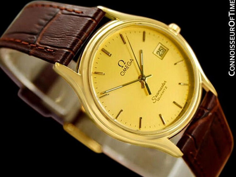 omega watch 18k gold