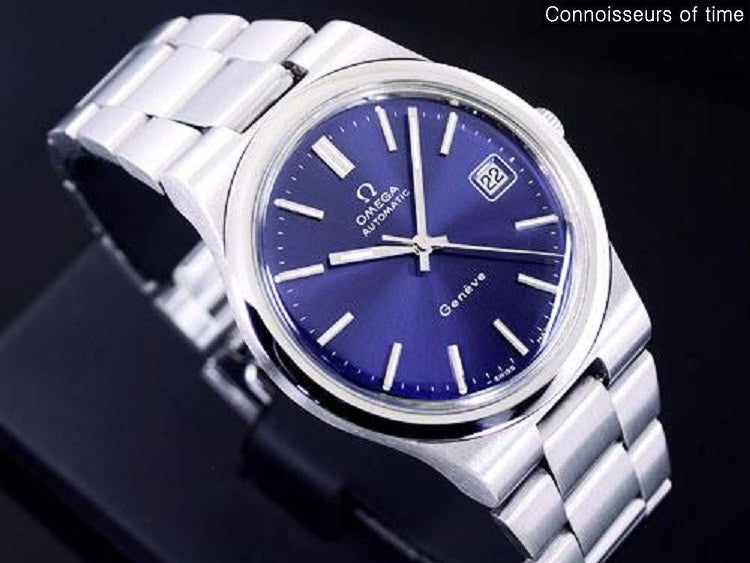 1973 Omega Geneve Vintage Mens Automatic Bracelet Watch, Quick 