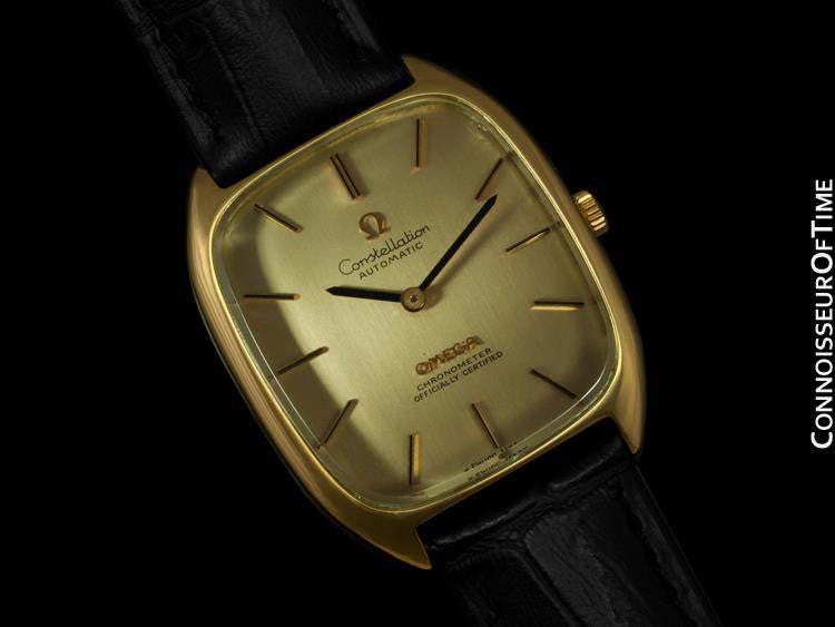 1974 Omega Constellation Chronometer Vintage Mens Watch - 18K Gold