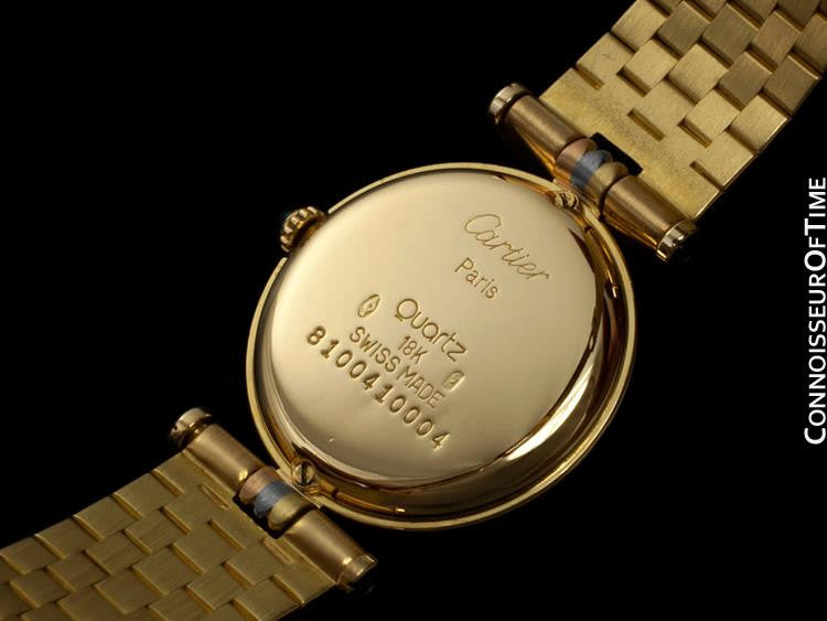 cartier quartz 18k swiss made