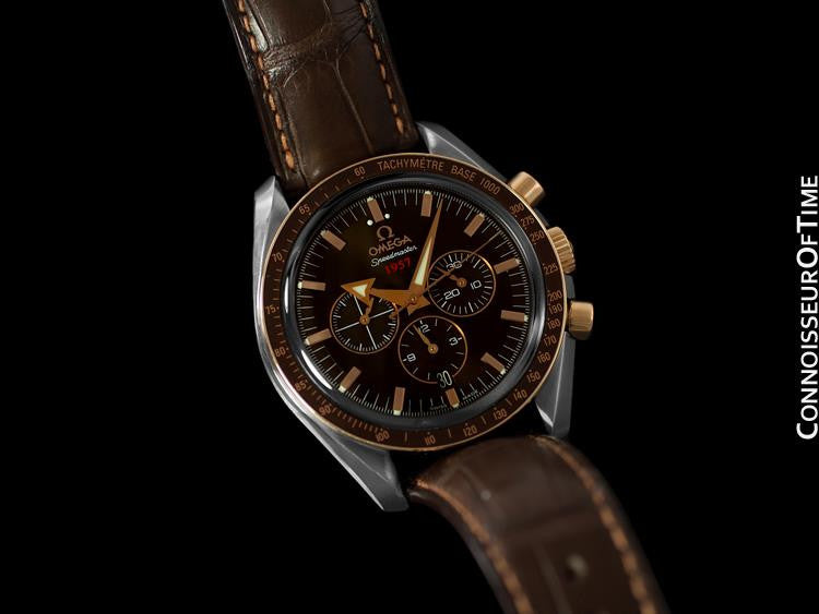 omega speedmaster 57 rose gold