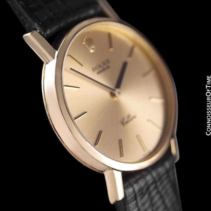 rolex women's cellini gold watch