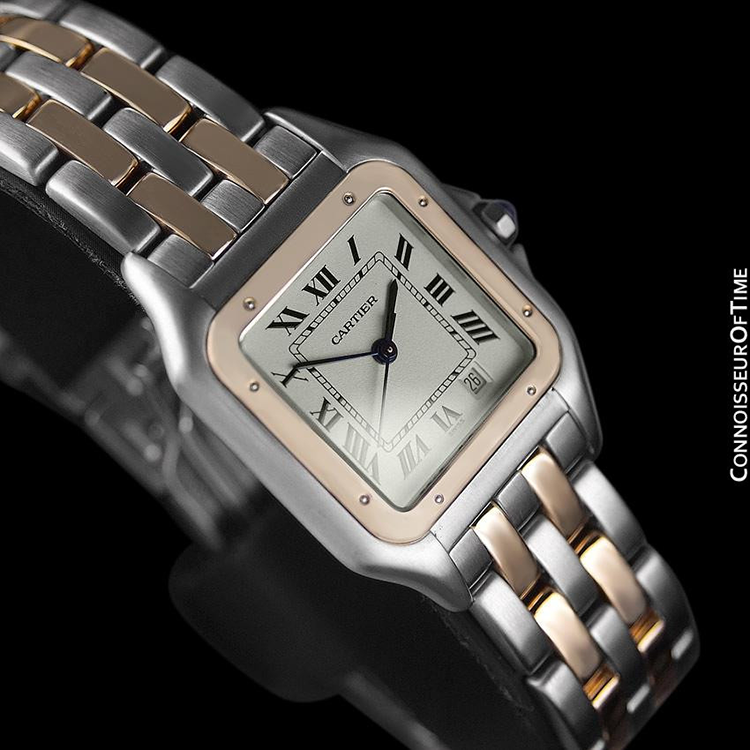 Cartier Panthere Two-Tone Mens Midsize / Unisex Watch, Date - Stainles ...