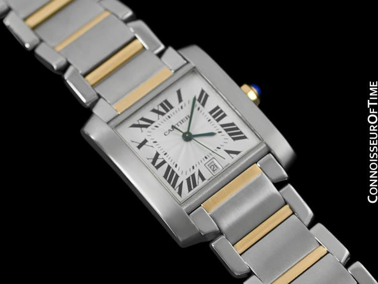 cartier tank francaise gents automatic watch