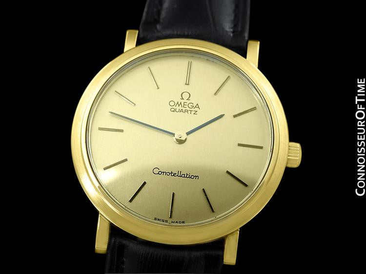 omega constellation gold 1980