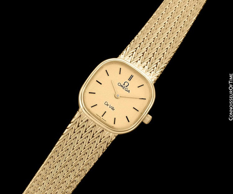 omega de ville ladies gold watch