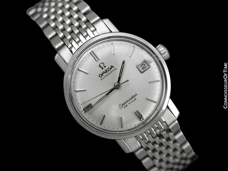 vintage omega seamaster deville stainless steel